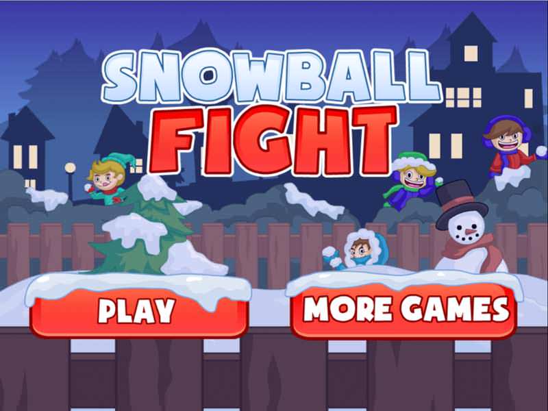 Schneeballschlacht